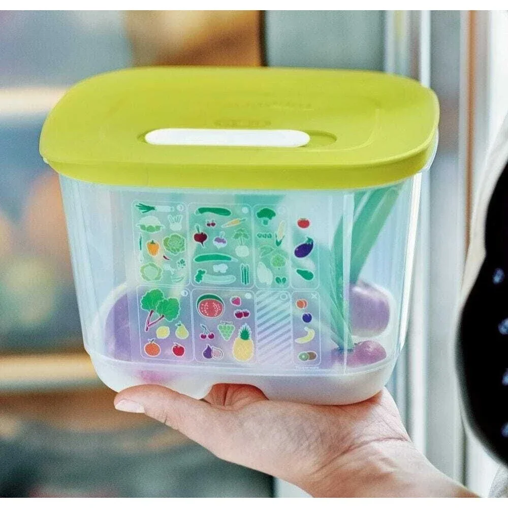 NEW TUPPERWARE fridge smart small deep storage fruit veggie container 1 3/4 qt
